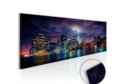 Quadro su vetro acrilico New York Night