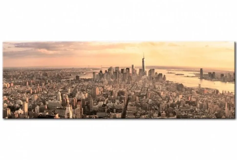 Quadro su vetro acrilico Old New York