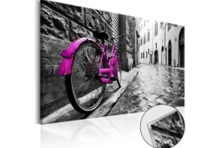 Quadro su vetro acrilico Pink BIke