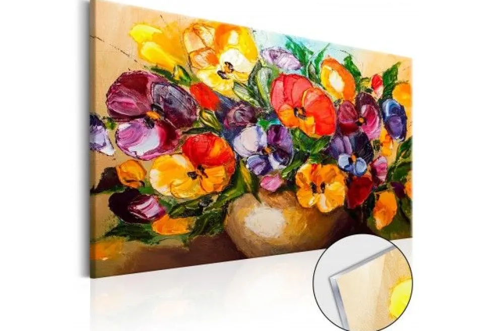 Quadro su vetro acrilico Ramo de Flores