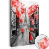 Quadro su vetro acrilico Red Paris