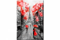 Quadro su vetro acrilico Red Paris