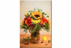 Quadro su vetro acrilico Yellow Sunflower