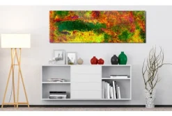 Quadro su vetro acrilico Yellow Vision