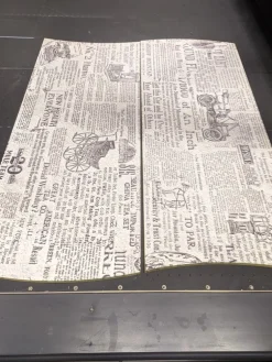 Scarpiera linea Mia 2 ante con serigrafia news paper