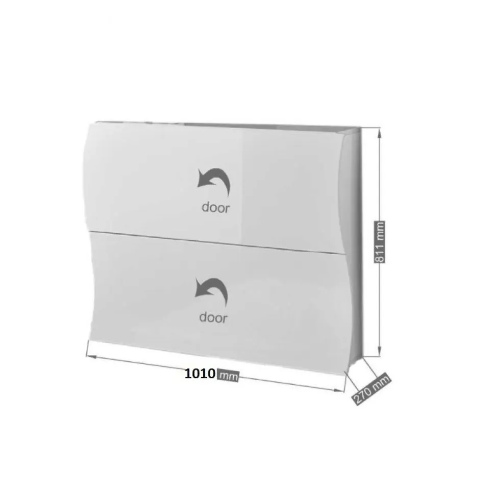 Scarpiera linea Mia 2 ante con serigrafia Decor