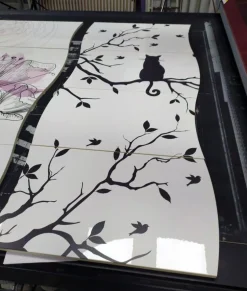 Scarpiera linea Mia 4 ante con serigrafia gatto