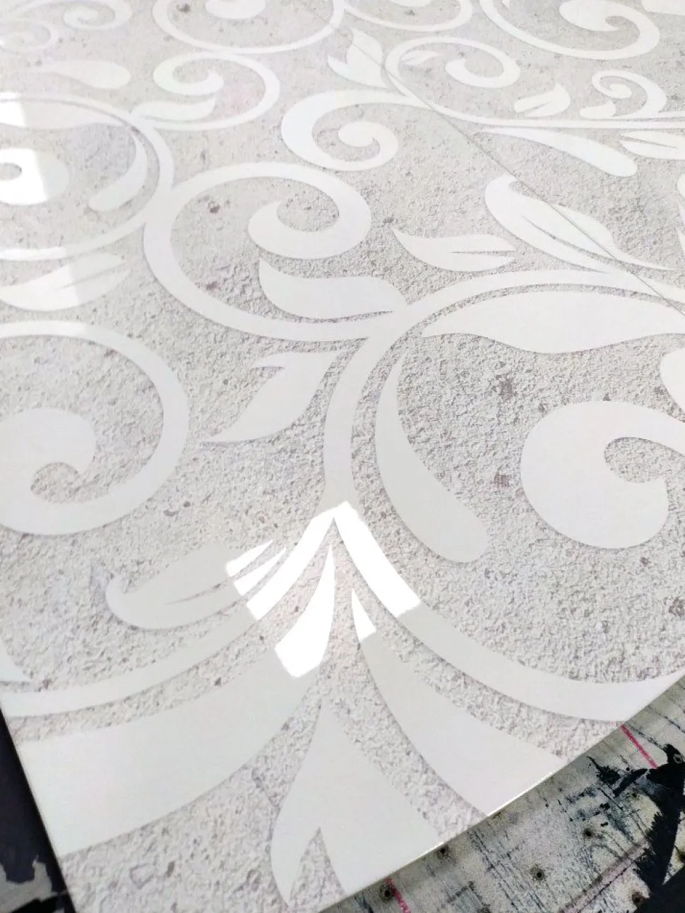 Scarpiera linea Mia 2 ante con serigrafia flower