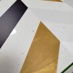 Scarpiera stretta 3 ante battenti Master con grafica geometrica