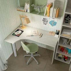 Scrivania ad angolo in 15 colorazioni Corner