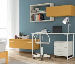 Scrivania Ban gambe in acciaio disponibile in 3 misure e 15 colorazioni