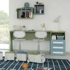 Scrivania con cassetti Cis disponibile in 3 misure e15 colorazioni