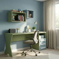 Scrivania con cassetti Cis disponibile in 3 misure e15 colorazioni