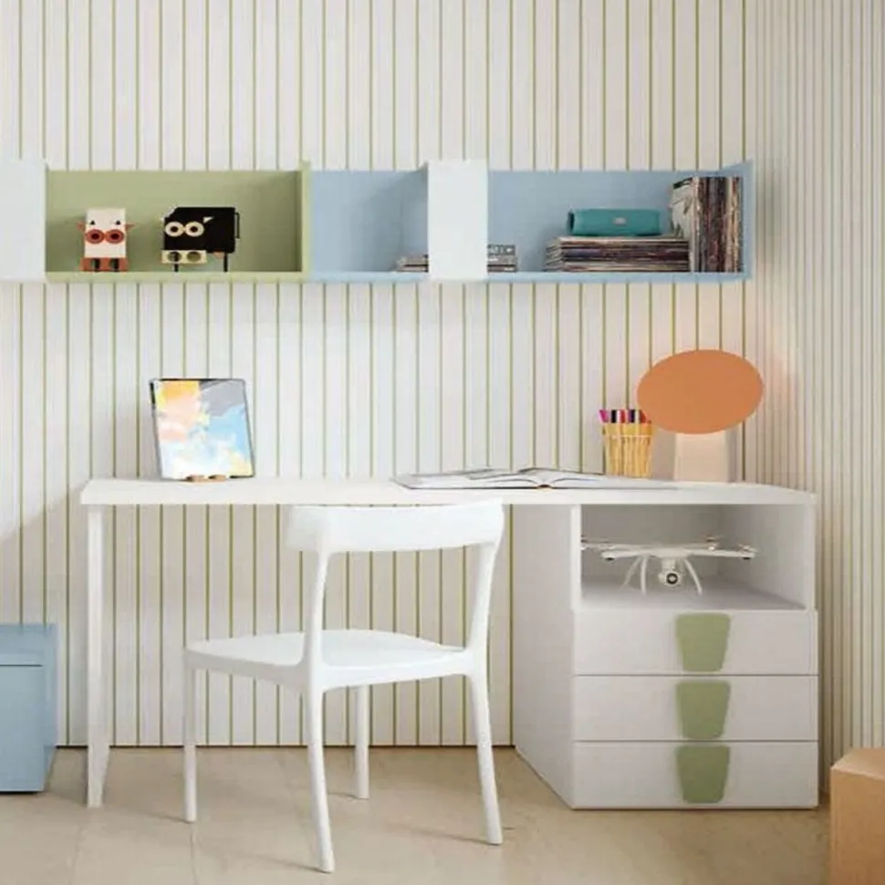 Scrivania con cassetti Perry linea Volo disponibile in 2 misure e 15 colorazioni