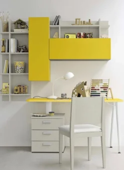 Scrivania con 3 cassetti Sole linea Airone 21 colorazioni