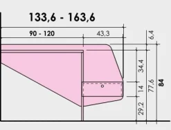 Scrivania con cassetto disponibile in 2 misure e 15 colorazioni