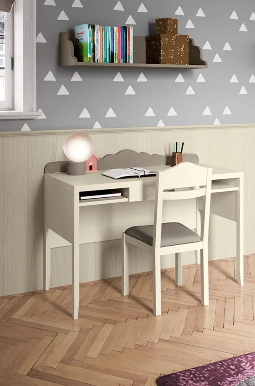 Scrivania con cassetto linea Sitter