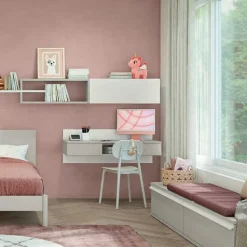 Scrivania moderna sospesa con 2 cassetti disponibile in 13 colorazioni linea Volo