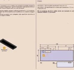 Scrivania moderna sospesa linea Airone 15 colorazioni