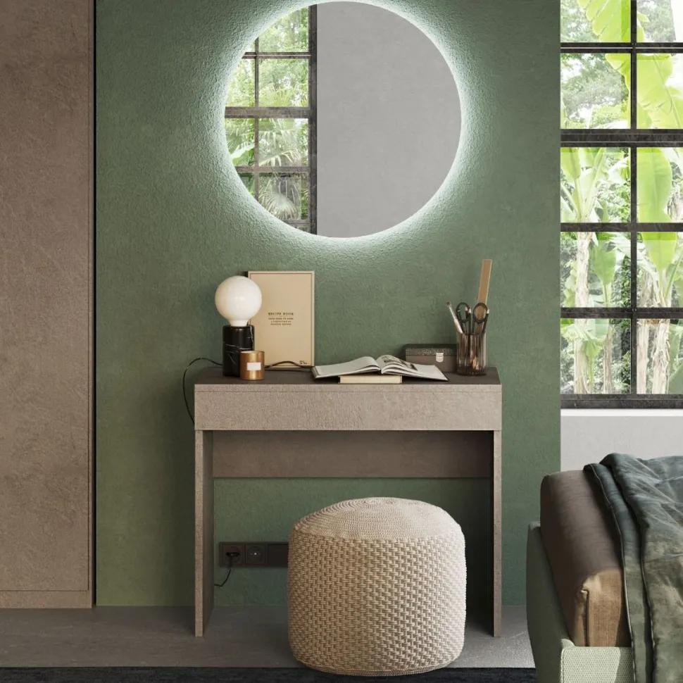 Scrivania scrittoio con 1 cassetto linea Chèrie disponibile in 4 colori