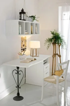 Scrivania stile classico con 3 cassetti Tosca linea Omega disponibile in 2 versioni e vari colori
