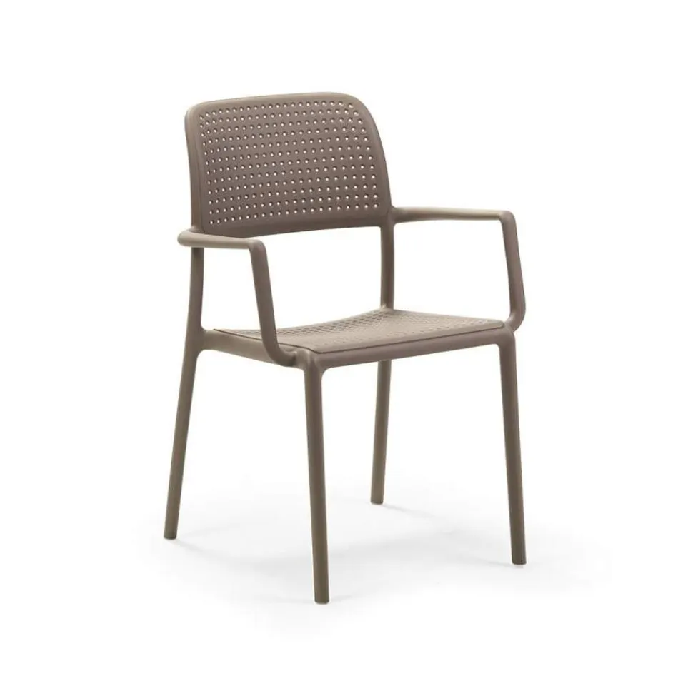 Sedia Boreale con braccioli disponibile in 4 colori