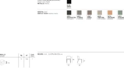 Sedia con seduta imbottita e rivestita in tessuto Fusion disponibile in 6 colori