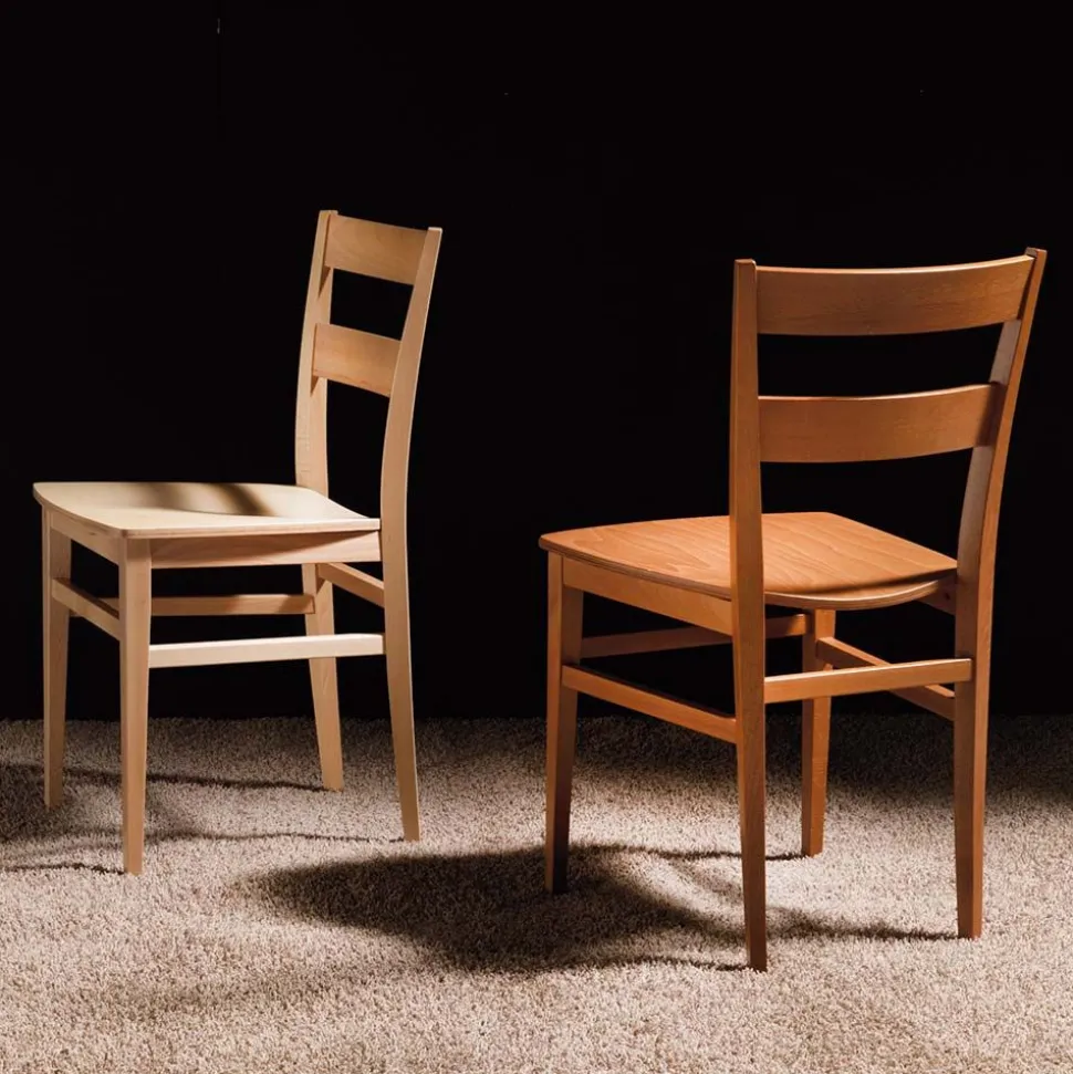 Sedia Cream in Legno multistrato