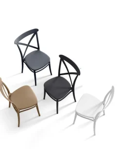 Sedia Cross disponibile in 4 colori