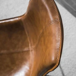 Sedia Dublin in Ecopelle cuoio vissuto