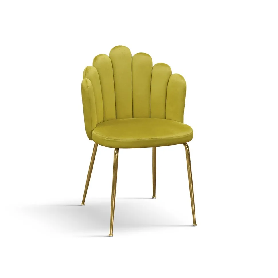 Sedia imbottita Shell disponibile in 4 colori