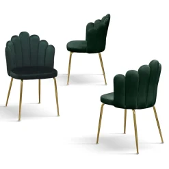 Sedia imbottita Shell disponibile in 4 colori