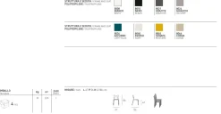 Sedia impilabile in polipropilene Cordoba disponibile in 8 colori
