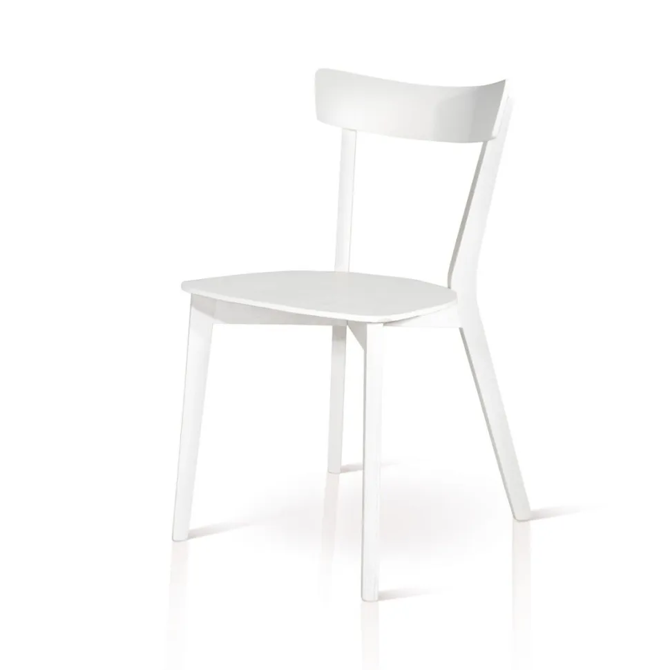 Sedia in legno Bepi disponibile in 2 colori