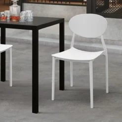 Sedia Teo in polipropilene disponibile in 3 colori