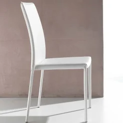 Sedia Vanity in Similcuoio PVC disponibile in 5 colori