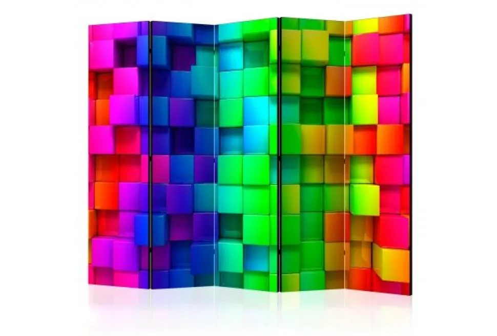 Separè Cubos de Colores