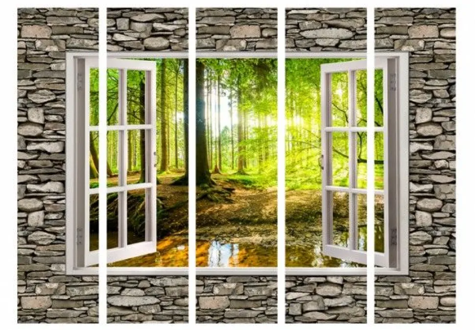 Separè Forest Window