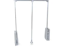 Servetto appendiabiti per armadio telescopico Hang, in acciaio Verniciato disponibile in 4 colori e 3 misure