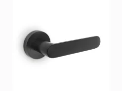 Set di maniglie per porte interne Bunbury con rosetta D.50mm in Alluminio disponibile in 2 colori