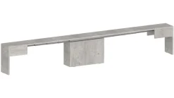 Set 2 Panche allungabili per consolle finitura Cemento