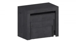 Set 2 Panche allungabili per consolle finitura Ardesia
