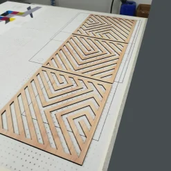 Set 3 Pannelli decorativi in finitura legno chiaro