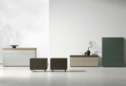 Settimino a 5 cassetti con TOP spessore 2 cm Astro disponibile in vari colori