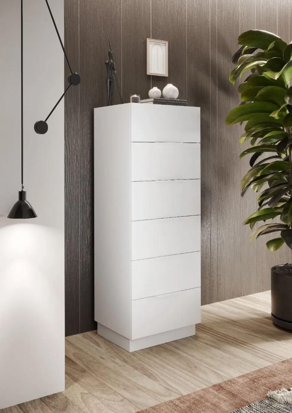 Settimino a 6 cassetti Milly linea Chèrie disponibile in 2 colori