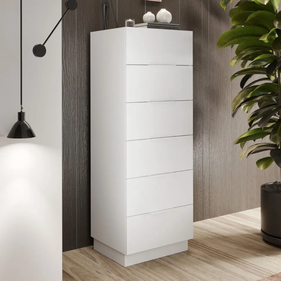 Settimino a 6 cassetti Milly linea Chèrie disponibile in 2 colori