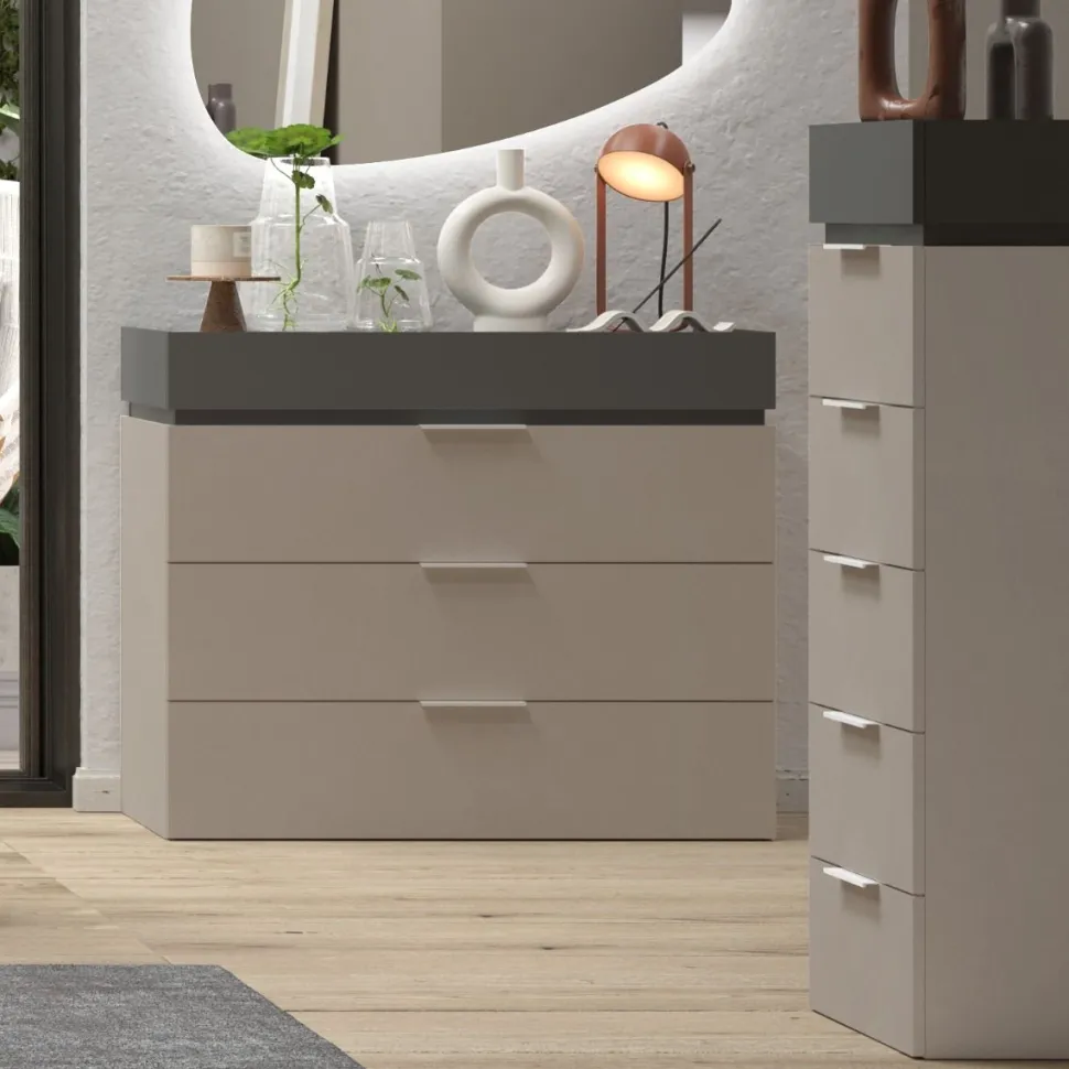 Settimino a 6 cassetti Naike linea Chèrie disponibile in 3 colori