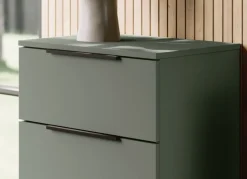 Settimino 5 cassetti con piedini e maniglie in metallo Milos disponibile in vari colori