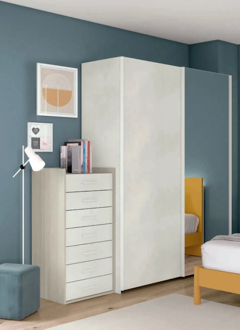 Settimino 7 cassetti Dado linea Volo disponibile in vari colori