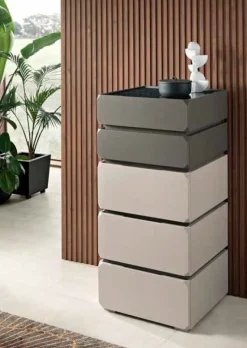 Settimino 5 cassetti Fergus linea Domino disponibile in vari colori